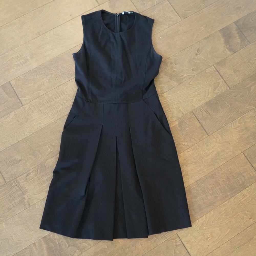 Vince Dress 4 Black‎ Pleated LBD Capsule Dress Wardrobe Basic Classic
